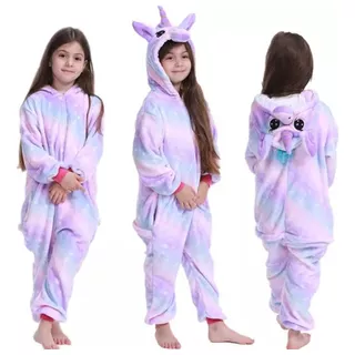 Pijama Enterito Plush Unicornio  Niña O Niño Animales