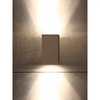 Arandela De Alumínio Taschibra Sol V0v, Branco 110v/220v