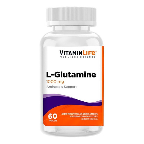 L - Glutamina (60 Tabletas / 1000mg) Vitamin Life 