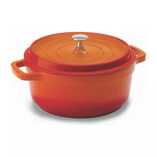 Caçarola Hercules Cerâmico Indução Laranja 4,3l 25x11cm