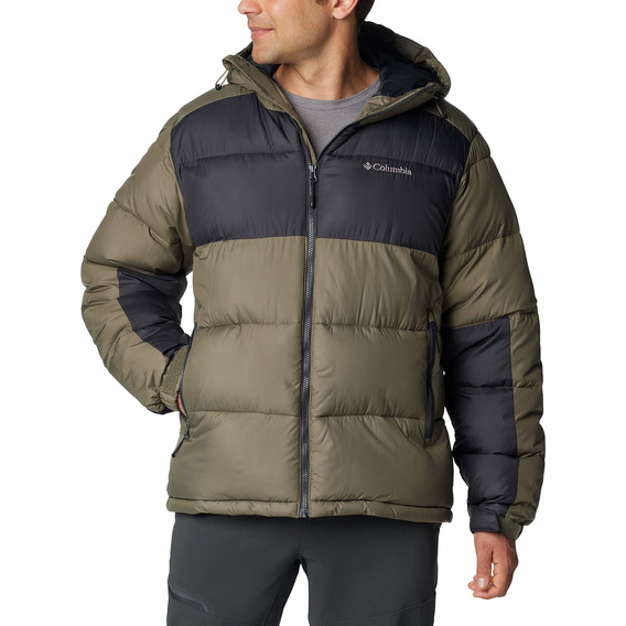 Campera Columbia Pike Lake Ii Hooded Stone Green - Hombre