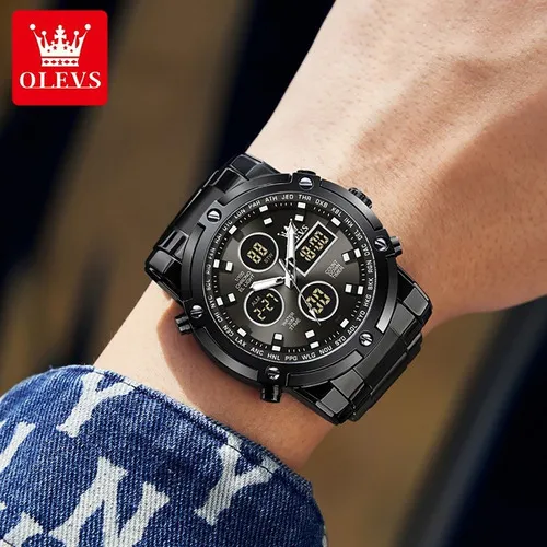 Relojes Digitales Led Con Cron grafo Olevs Para Hombre Color Del