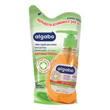 Jabón Líquido Antibacterial Repuesto 300 ml Algabo