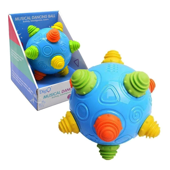 Pelota Saltarina Musical P/ Bebe Vibra Zippy Sharif Express