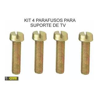 Kit 4 Parafusos M6x50 + Arruelas Para Suporte De Tv LG Universal