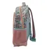 Mochila Escolar Frozen Niñas 40 Cm Jacquard Color Salmón Diseño De La Tela Liso