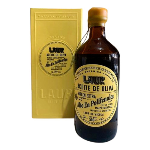 Aceite De Oliva Ex. Virgen Laur Alto En Polifenoles X 500cc