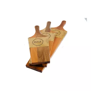 Tablas  De Madera P/picadas Epuyen X3 - Personalizadas