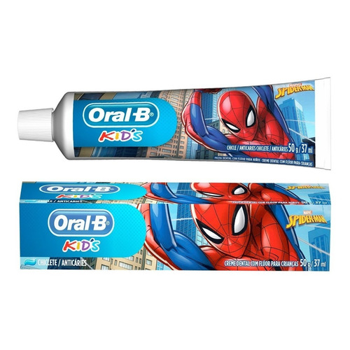Oral B Kids Pasta Dental Con Fluor Para Niños Spiderman 50gr