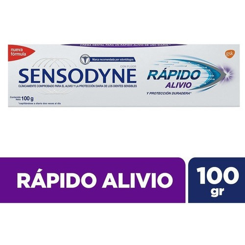 Crema Dental Sensodyne Rapido Alivio X 100g