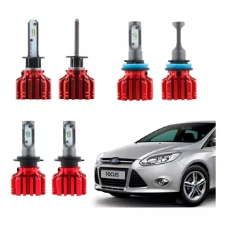 Lâmpadas Led 9200 Lumens Ford Focus 2014 2015 2016 2017 2018