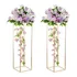 Soporte Floral Dorado Para Bodas - 2 Pcs De 39 4in Vases