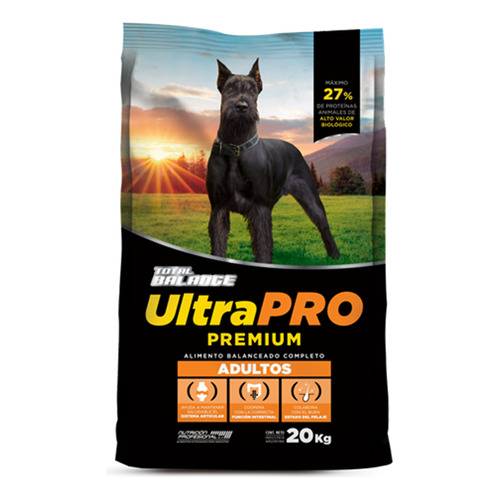 Alimento Total Balance Ultra Pro para perro adulto en bolsa de 20 kg