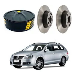  Disco Freio Traseiro Jetta Variant 2.5 2008 A 2009