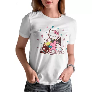 Blusa / Playera Hello Kitty Personajes Para Mujer No#13