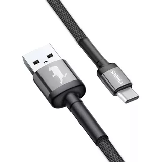 Cabo Dados Usb Premium Tipo C Super Reforçado 1,5m Viribus Cor Preto