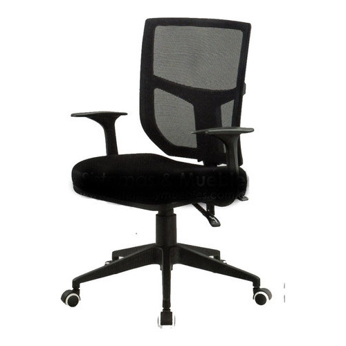 Silla Ejecutiva Con Brazos Multibloqueo Color Negro Material del tapizado MALLA ANTITRANSPIRANTE