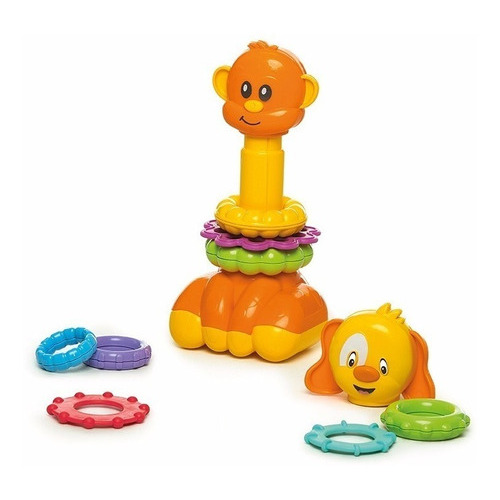 Zoo Argollas Juego Didactico Encastre Mordillo 866 Calesita