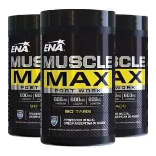 3 Muscle Max Ena Sport Desarrollador De Músculos 