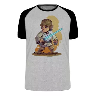 Camiseta Blusa Plus Size Star Wars Luke Skywalker Jedi