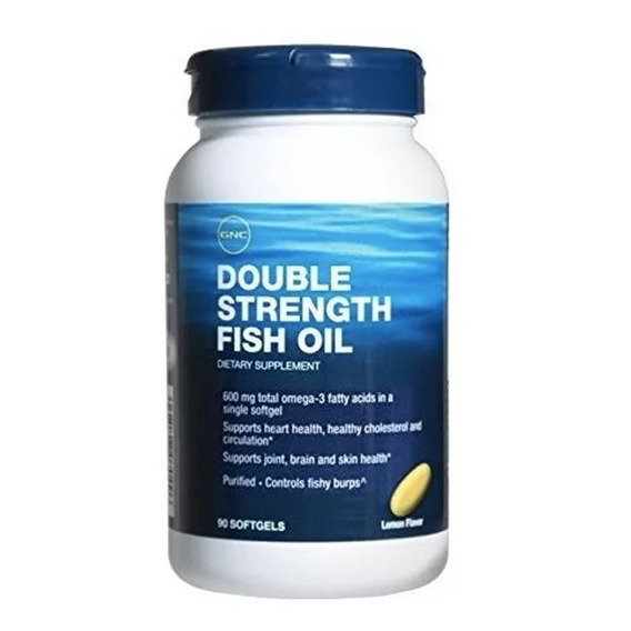 Gnc Double Strength Fish Oil, 90 Caps