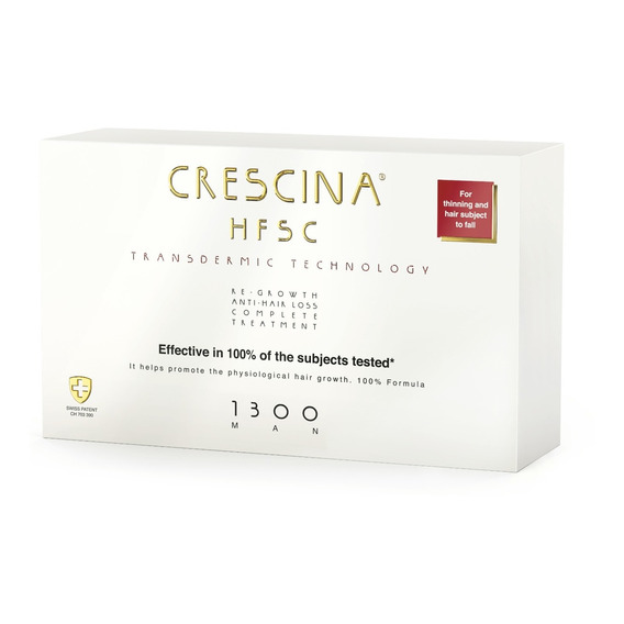 Crescina Hsfc Transdermic Hombre 1300. 10+10 Ampollas