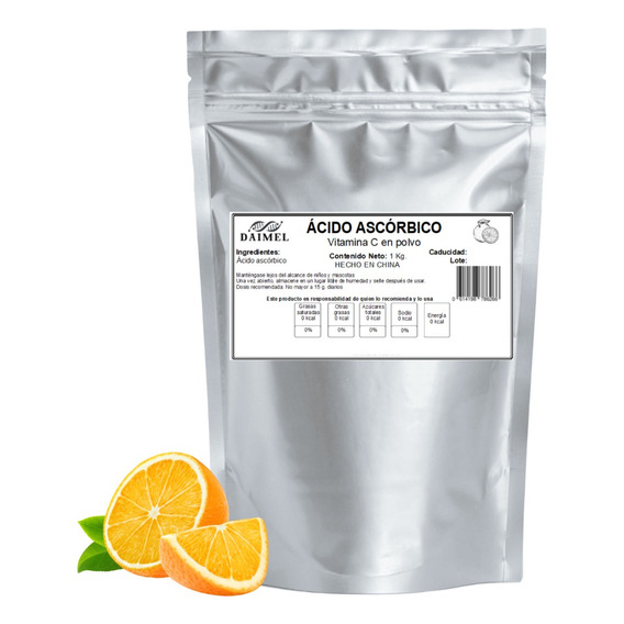 Ácido Ascorbico (vitamina C) 1kg En Polvo