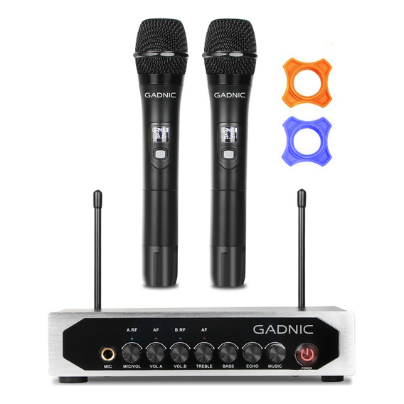 Microfono Inalambrico Bluetooth Uhf Set X2 Karaoke Potente
