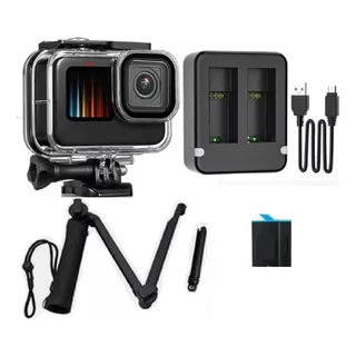 Kit P Gopro Hero 9 10 11 Black Estanque Bateria Carregador