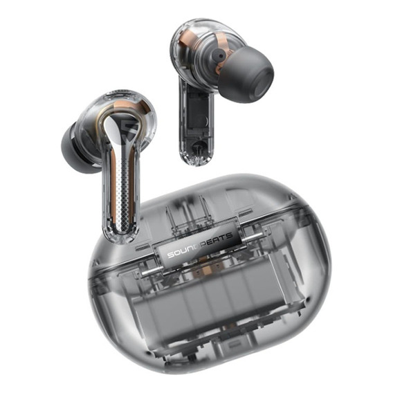 Audífonos Soundpeats Capsule3 Pro Hi-res Bluetooth 5.3 Color Gris Oscuro