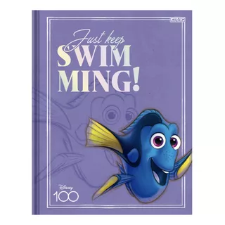 Caderno Colegial Disney 100 Anos 160 Folhas 