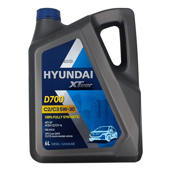 Aceite Para Motor Hyundai Sintético 5w-30 Camion Y Buses 6l
