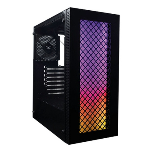 Gabinete Evotec Beijingi Con Ventana Rgb, Mini-tower Negro