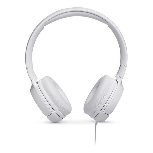 Audífonos over-ear JBL Tune 500 JBLT500 con micrófono, color blanco.