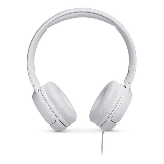 Audífonos Jbl Tune 500 Color Blanco, Con Microfono 