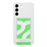 Funda Original Con Correa Para Samsung Galaxy S22 Blanco