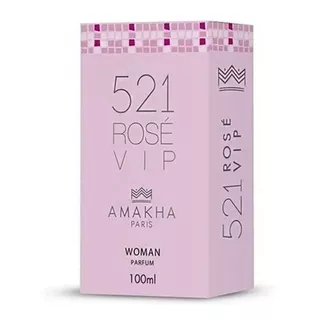 Perfume De Mujer Amakha Paris 521 Vip Rose, 100 Ml