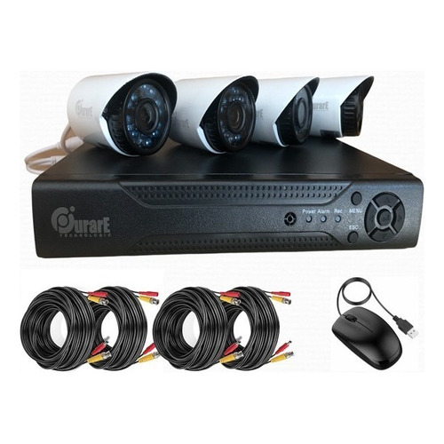 Kit Seguridad Full Hd Dvr + 4 Camaras Hd 1.3 Mp Mli