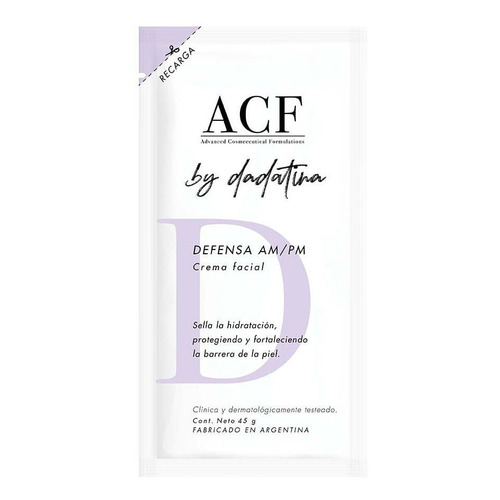 Repuesto Crema Facial Acf Defensa Am/pm By Dadatina X 45 G