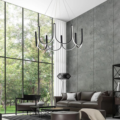 Araña Colgante Led Ultra Moderno Boris Deco Luz Desing