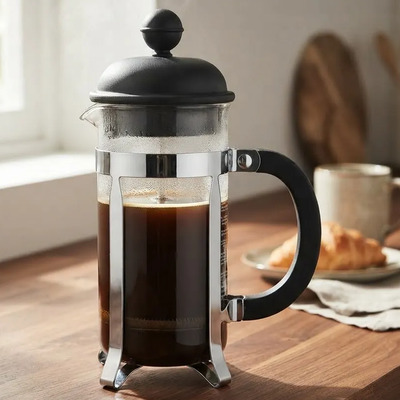 Cafetera Bodum 3 Poc Embolo Inox Black 1913-01 Bazarnet P Black