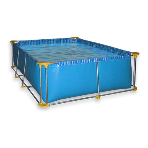 Pileta estructural rectangular Piletin 315x215x80 con capacidad de 5418 litros de 315cm de largo x 215cm de ancho  azul