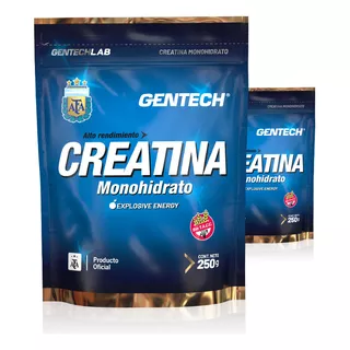 Creatina Monohidrato Gentech En Polvo Suplemento X 250 G