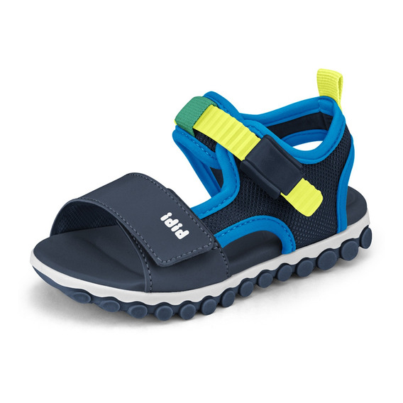 Sandalia Summer Roller Sport Naval Amarillo Fluor Niño Bibi