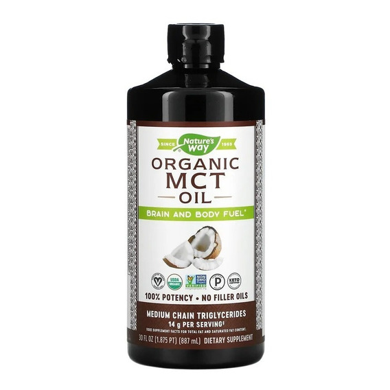 Nature's Way Mct Oil Aceite Orgánico 887ml 