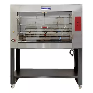 Horno Rosticero De 27 Pollos De Acero Inox Con Base 12 Msi