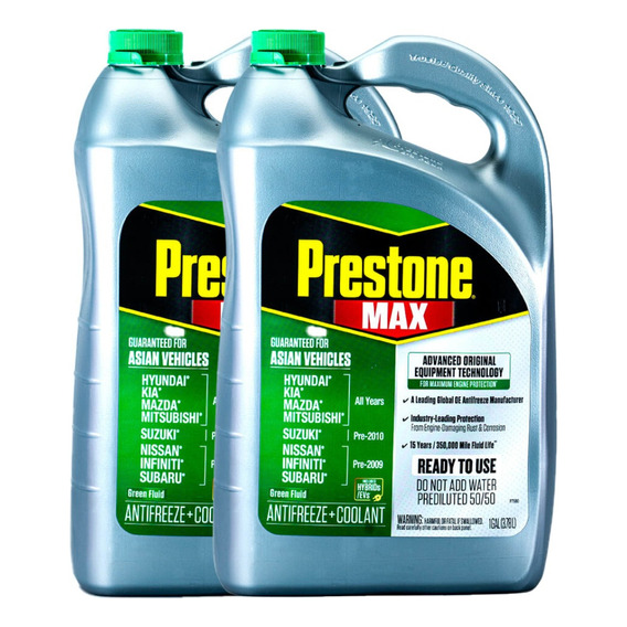 Refrigerante Prestone Asian Green Antifreeze 50/50 1gl.