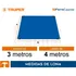Lona multiuso Truper LT-34Z impermeable de 3m x 4m color azul