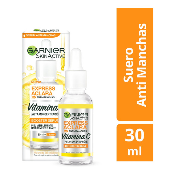 Serum Anti Manchas Express Aclara X30ml Skin Active Garnier