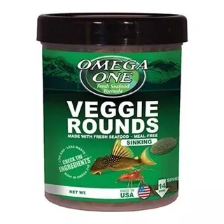 56g Veggie Rounds Alimento En Pastillas - G A $366